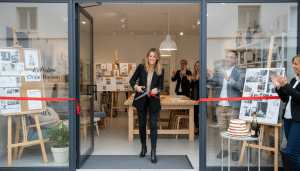 découvrez l'inauguration du nouvel atelier de design d'intérieur de chloé hansen à ouistreham, alliant créativité et savoir-faire pour sublimer vos espaces.