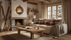 découvrez les conseils d'alexia pauline, décoratrice d'intérieur, pour transformer votre intérieur du sol au plafond avec une décoration savoyarde authentique et chaleureuse.