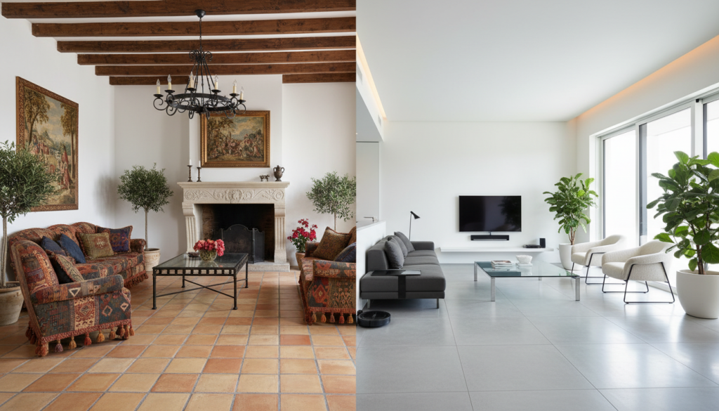 Je pensais que mon salon méditerranéen était ultra tendance, mais ce nouveau style le rend complètement dépassé…