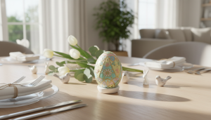 découvrez cet œuf de pâques à moins d'1 € chez action qui transforme votre décoration de table en seulement 2 minutes. une idée simple et économique pour sublimer vos fêtes !