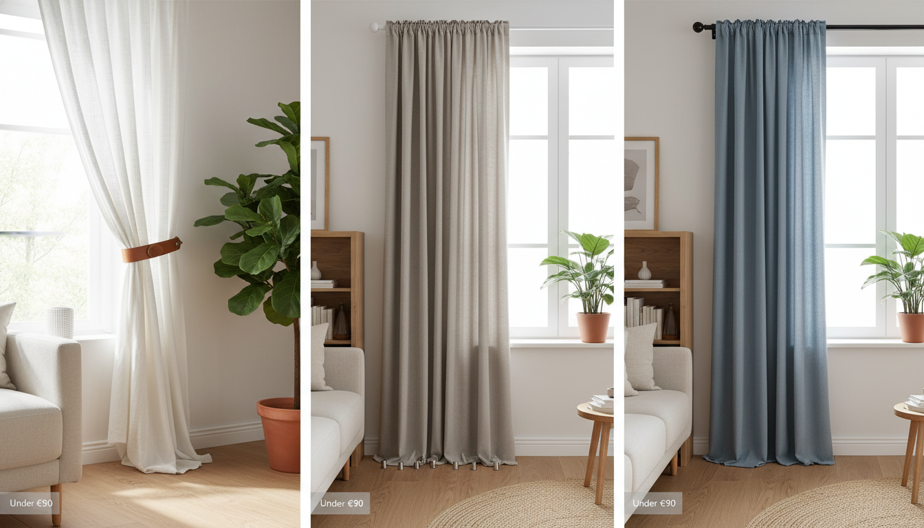 découvrez trois solutions déco efficaces à moins de 90 € pour éviter que vos rideaux touchent le sol, recommandées par les experts pour un intérieur élégant et soigné.