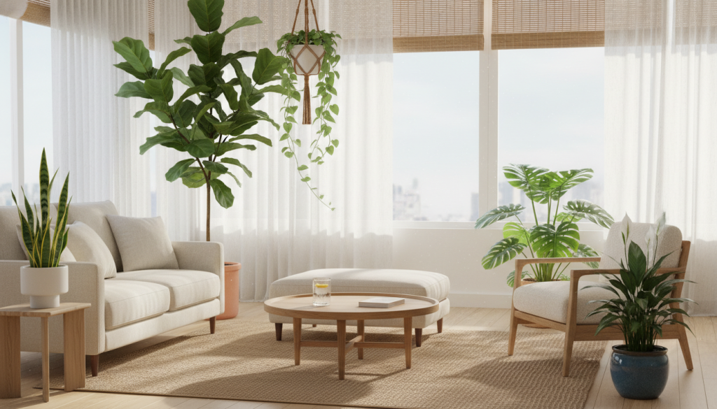 « Mon salon était une vraie fournaise » : comment ces 5 plantes ont rafraîchi la pièce de 3°C sans climatisation
