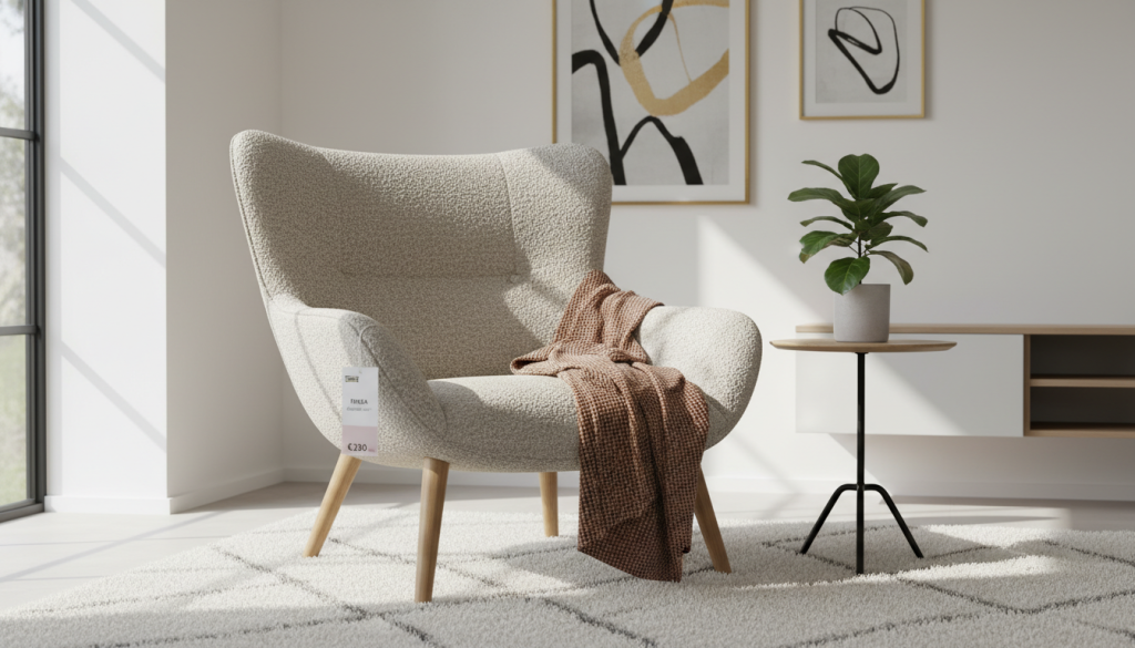 Pour seulement 200 euros : ce fauteuil IKEA, digne d’une pièce de designer, est le coup de cœur déco incontournable
