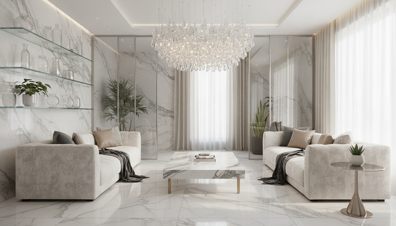 découvrez comment l’alliance raffinée du marbre et du verre transforme votre salon en un espace moderne et élégant, alliant naturel et sophistication pour une déco unique.
