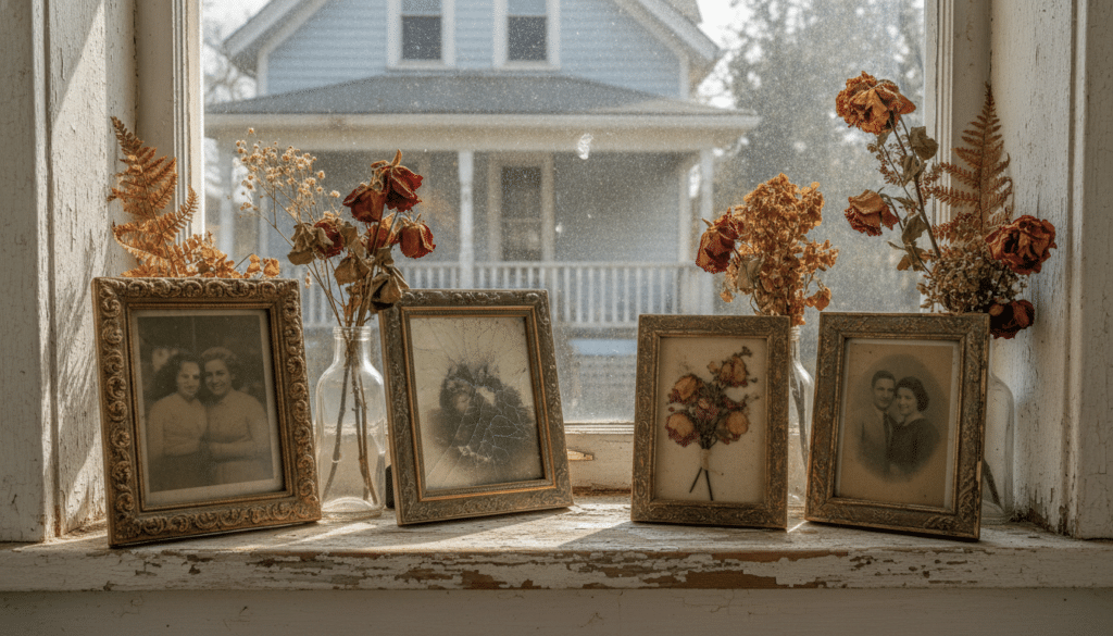 Pourquoi mon voisin conserve-t-il précieusement ses cadres ébréchés et ses fleurs fanées ?