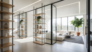 découvrez les solutions favorisées par les architectes pour remplacer les cloisons opaques entre l'entrée et le salon, et créez un espace lumineux, ouvert et accueillant dans votre intérieur.
