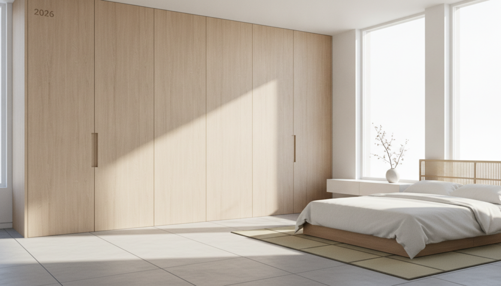 Le placard japonais invisible : la nouvelle obsession des architectes en 2026 pour dire adieu au dressing ouvert