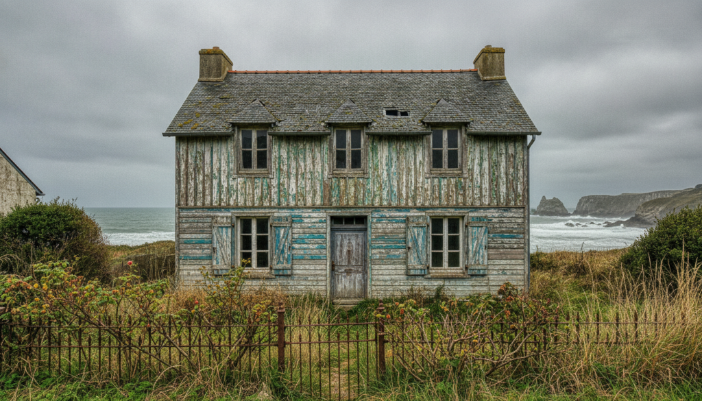 Pendant 15 ans, elle a contemplé cette maison de pêcheur en Normandie : découvrez la transformation étonnante qu&rsquo;elle a réalisée…