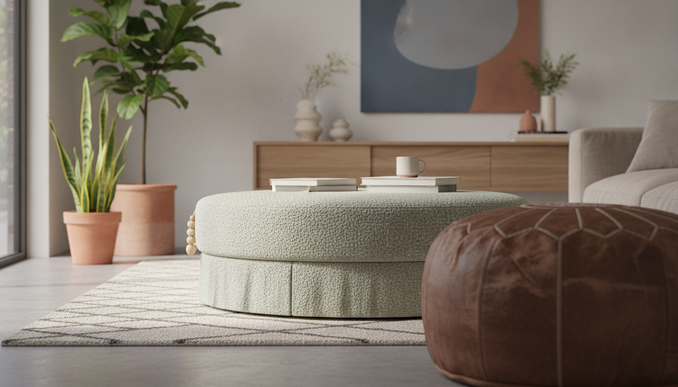 découvrez le nouveau remplaçant tendance du pouf en simili cuir du salon pour 2026, alliant style et confort pour sublimer votre intérieur.