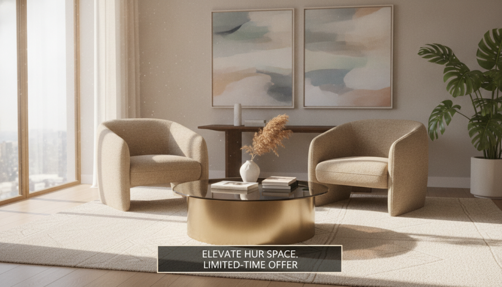 fauteuils en promotion pendant les French Days pour sublimer votre salon