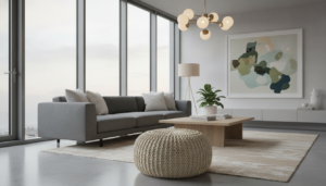 découvrez comment le pouf apporte une touche de style et de confort à votre décoration intérieure, en s'intégrant parfaitement dans tous vos espaces de vie.
