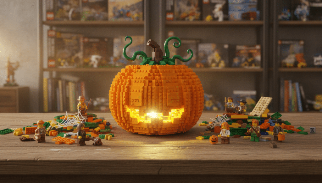 Les fans de LEGO craquent : le nouveau set citrouille, l’accessoire incontournable pour illuminer votre collection